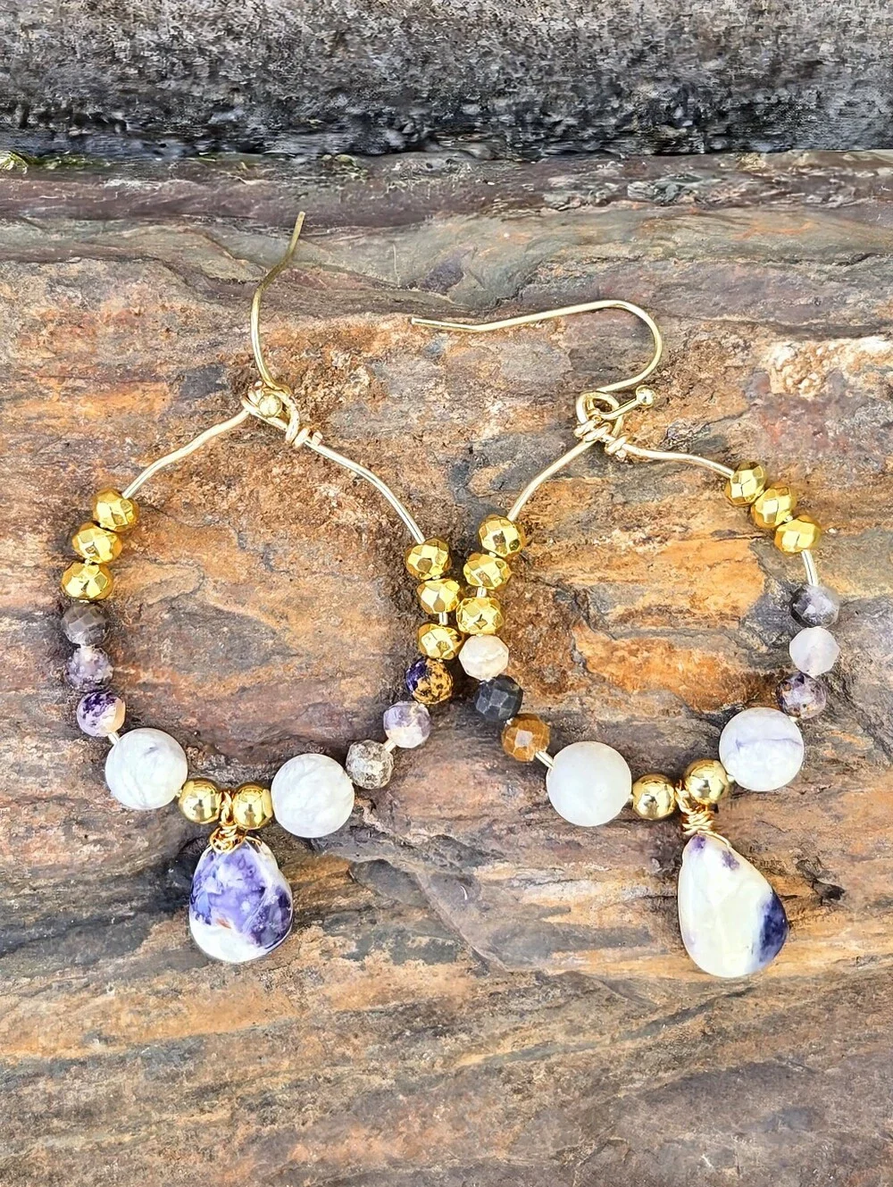 Artisan #handmadeearrings hook #tiffanyopal